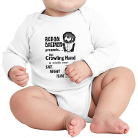 The Crawling Hand Long Sleeve Baby Bodysuit | Artistshot