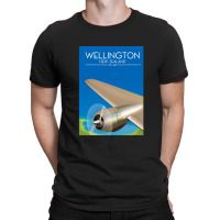 Wellington New Zealand Flight Poster 1.png T-shirt | Artistshot