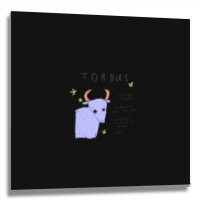 Torbus The Hot And Coping Bull - Horrorscoops Asstrology .png Metal Print Square | Artistshot