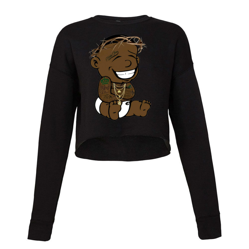 Animation Dabb Rap Cropped Sweater by MeganEPiercy | Artistshot