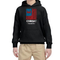 Combat Engineer American Flag Youth Hoodie | Artistshot