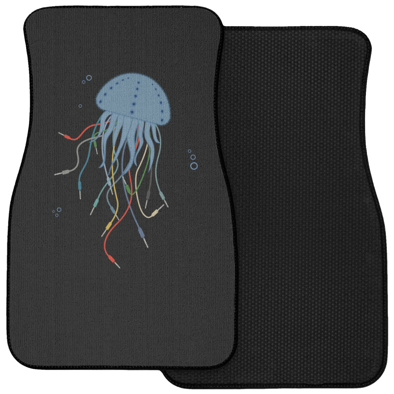 Modular Jellyfish Synthesizer For Musician Front Car Mat | Artistshot