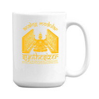 Modular Synthesizer God For Electronic Musician 15 Oz Coffee Mug | Artistshot