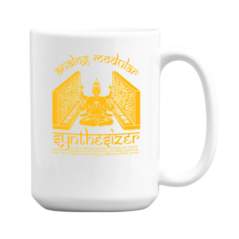 Modular Synthesizer God For Electronic Musician 15 Oz Coffee Mug | Artistshot