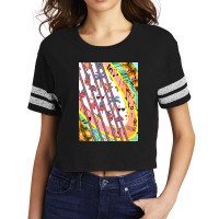 Funny Sunny Ananas Guitar - Vacation Trips Beaches - Tropical Paradise Scorecard Crop Tee | Artistshot