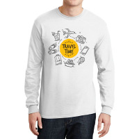 Vacation Travel Time Long Sleeve Shirts | Artistshot