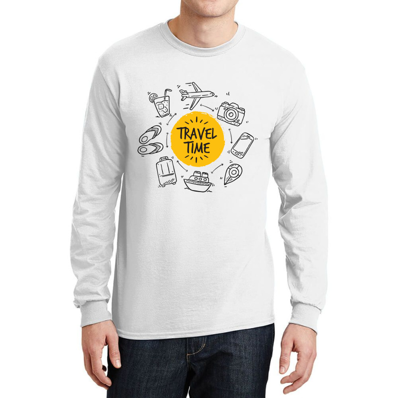 Vacation Travel Time Long Sleeve Shirts by Perfect Designers | Artistshot