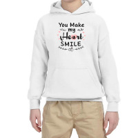 Wedding Make My Heart Smile Youth Hoodie | Artistshot