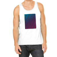 Abstract Pattern Of Chessboard Squares Blue Purple Gradation Color Tank Top | Artistshot