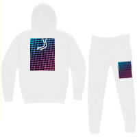 Abstract Pattern Of Chessboard Squares Blue Purple Gradation Color Hoodie & Jogger Set | Artistshot