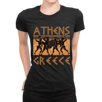 Ancient Greece Warrior Greek Mythology Athens Souvenir Long Sleeve T S Ladies Fitted T-shirt | Artistshot