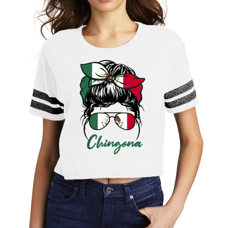 La Chingona Girl Funny Mexico Girl Mexicana Latinas Mexican T Shirt Scorecard Crop Tee by aiiluurosy | Artistshot