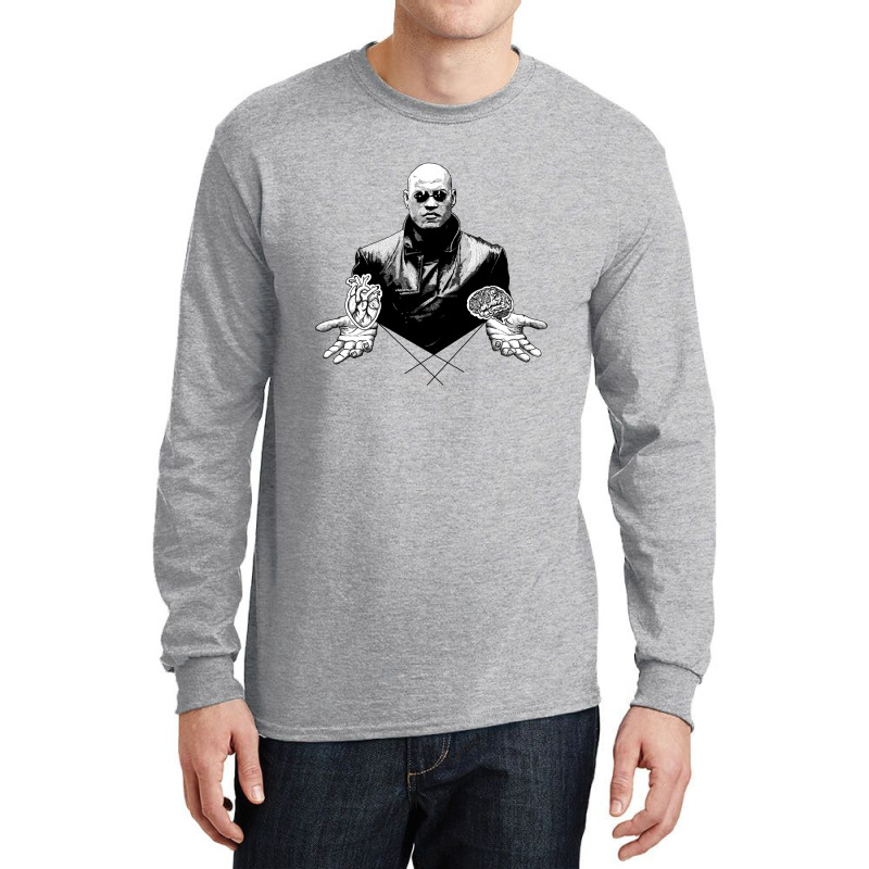 The Choice Of Morpheus Long Sleeve Shirts by dotfog | Artistshot