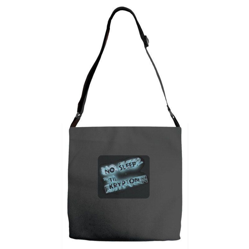 No Sleep Till Kryptyn Adjustable Strap Totes | Artistshot