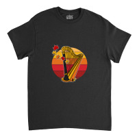 Fall Harp Harpist String Musician Autumn Classic T-shirt | Artistshot