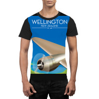 Wellington New Zealand Flight Poster .png Graphic T-shirt | Artistshot