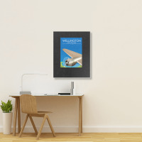 Wellington New Zealand Flight Poster 1.png Portrait Canvas Print | Artistshot