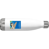 Wellington New Zealand Flight Poster 1.png Stainless Steel Water Bottle | Artistshot