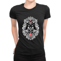 Dark Spirit Ladies Fitted T-shirt | Artistshot