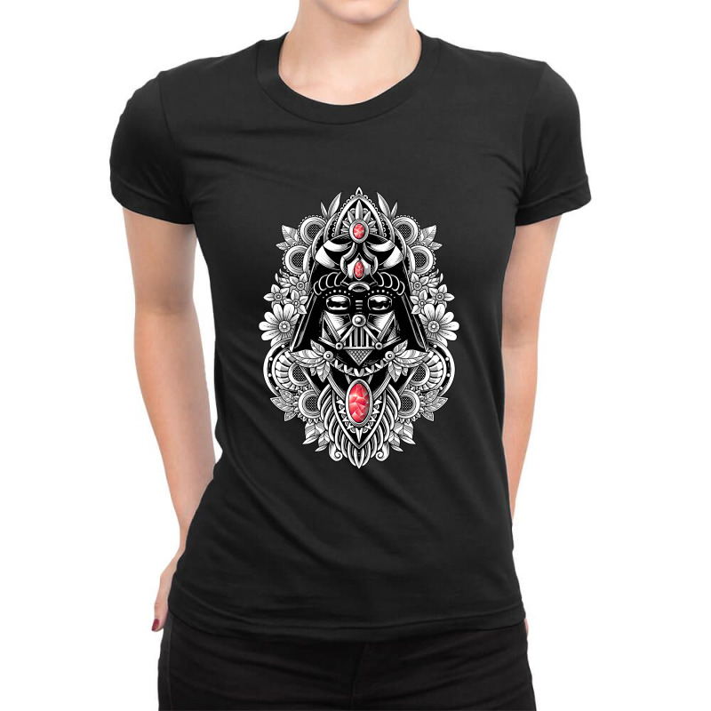 Dark Spirit Ladies Fitted T-Shirt by GODZILLARGE | Artistshot