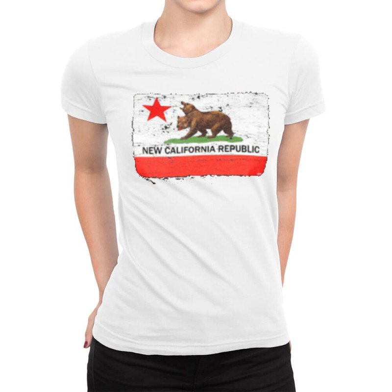 California Republic Ladies Fitted T-Shirt by falciselisrao | Artistshot