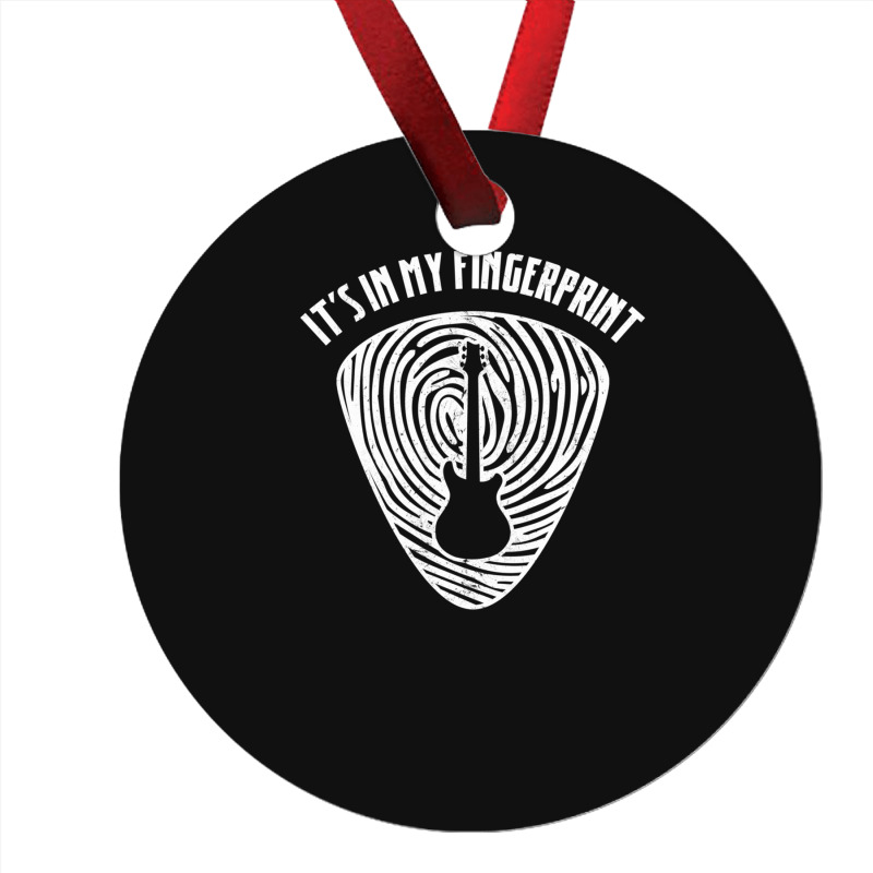 Guitar Lovers - It's In My Fingerprint Ornament by PeteBabic | Artistshot