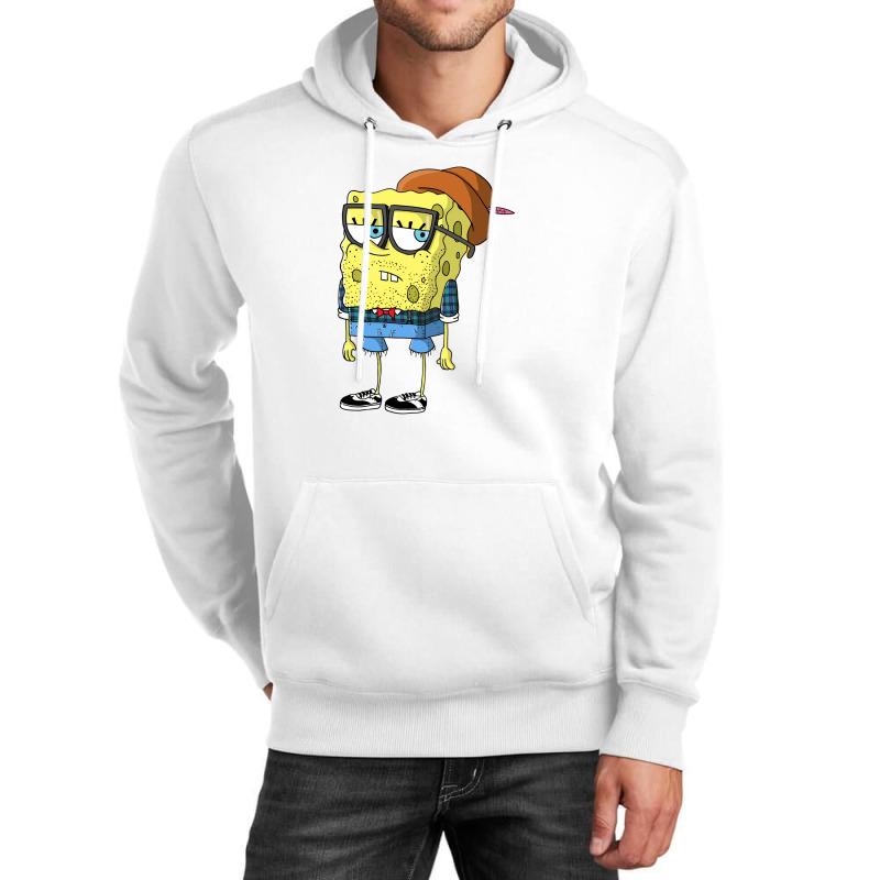 Custom Hipster Spongebob Squarepants Unisex Hoodie By Budi