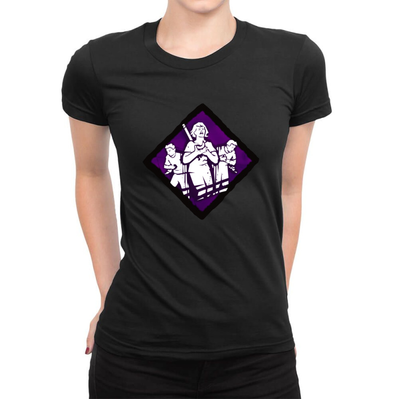 Bloodecho Hq Diamond Perk Inspired Splash Art Ladies Fitted T-shirt | Artistshot