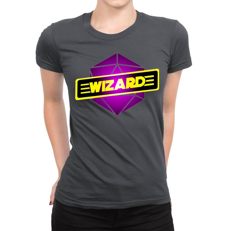 D20 Star Wizard Ladies Fitted T-Shirt by crimznegzzk | Artistshot