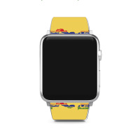 Gambia Flag Map Drawing Line Art Apple Watch Band | Artistshot