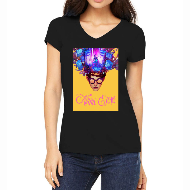 The Artful Escapes Women's V-Neck T-Shirt by DanielLopezJacuinde | Artistshot