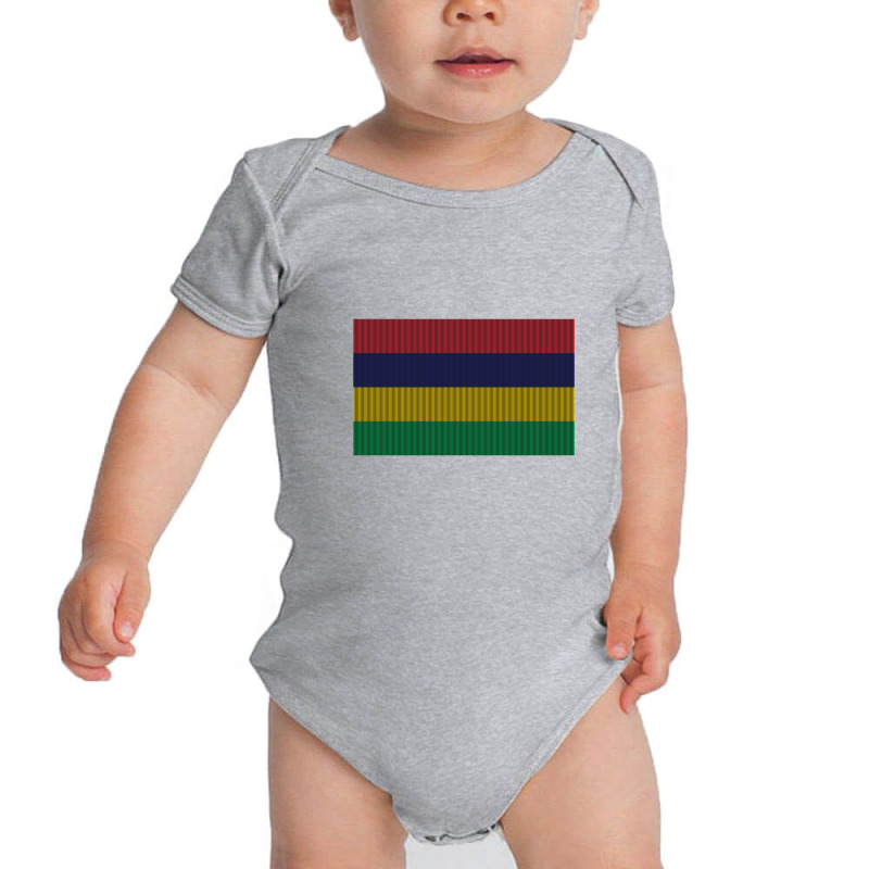 Flag Of Mauritius Baby Bodysuit by Alamy | Artistshot