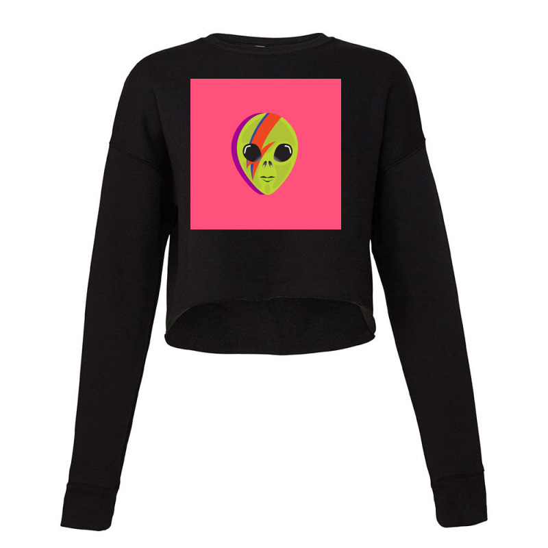 Alien Bowie Cropped Sweater by Abimantrana | Artistshot