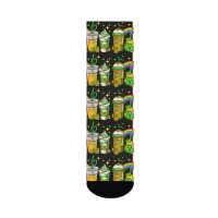 St Patricks Day Coffee Crew Socks | Artistshot