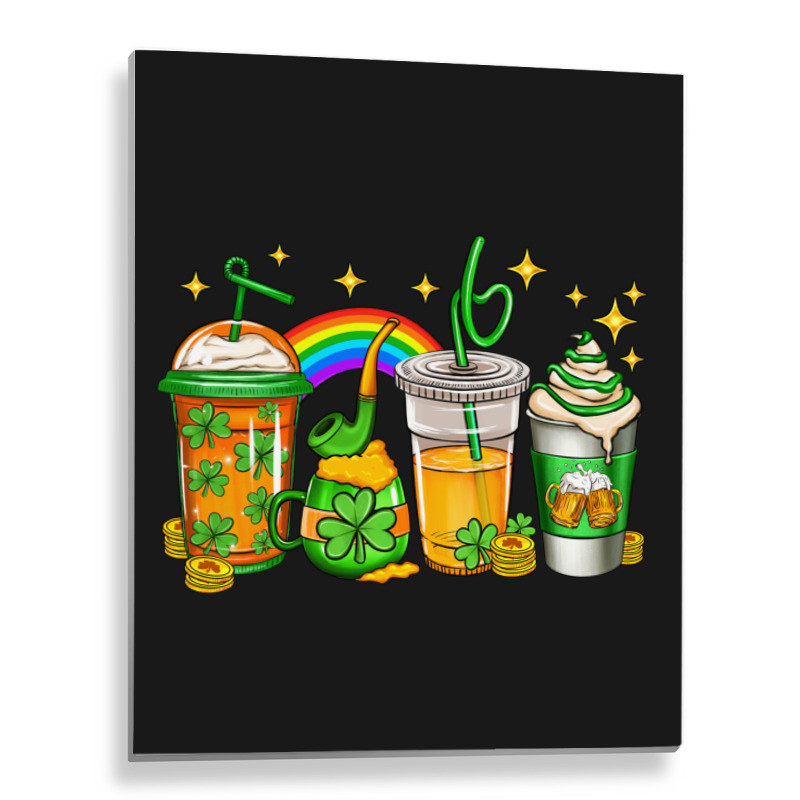 St Patricks Day Coffee Metal Print Vertical | Artistshot