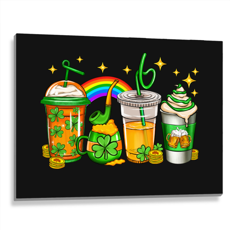 St Patricks Day Coffee Metal Print Horizontal | Artistshot