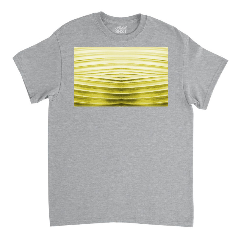 Water Reflection Abstract Hypnotic   Yellow Vintage Look Classic T-shirt by gjovolyanaj | Artistshot