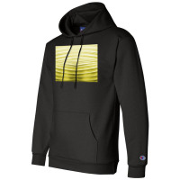 Water Reflection Abstract Hypnotic   Yellow Vintage Look Champion Hoodie | Artistshot