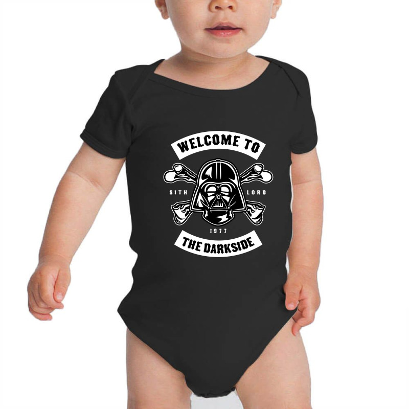 Welcome To The Darkside Baby Bodysuit by douglasstencil | Artistshot