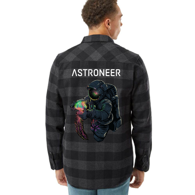 Astroneers Flannel Shirt by DanielLopezJacuinde | Artistshot