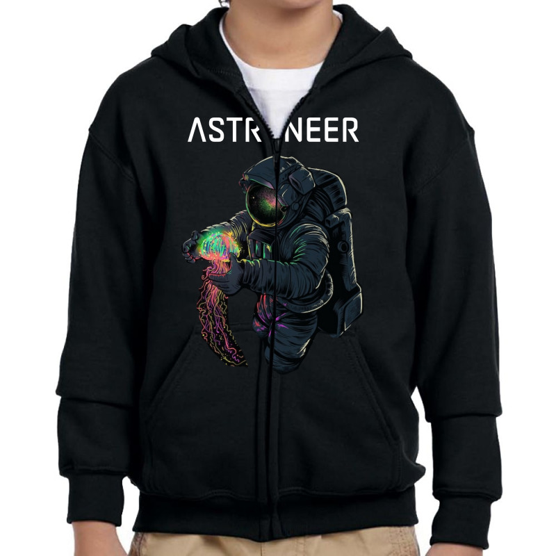 Astroneers Youth Zipper Hoodie by DanielLopezJacuinde | Artistshot