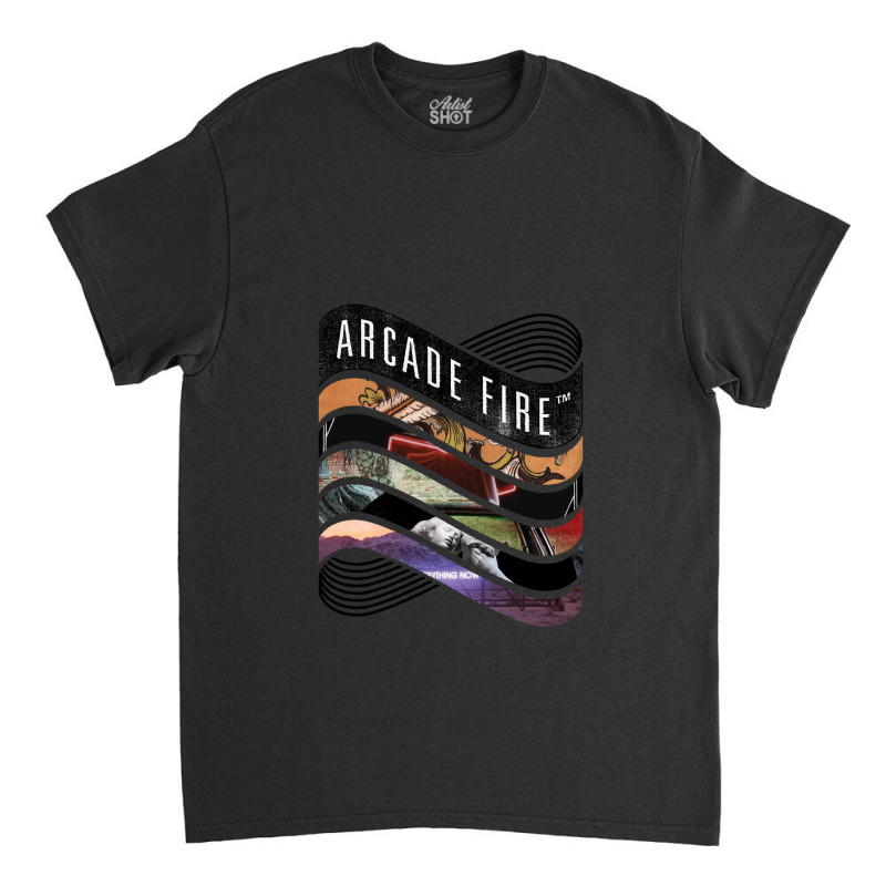 Arcade Fire - Discography Classic T-shirt by JimmyChandler | Artistshot