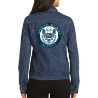 National Security Agency Parody Ladies Denim Jacket | Artistshot