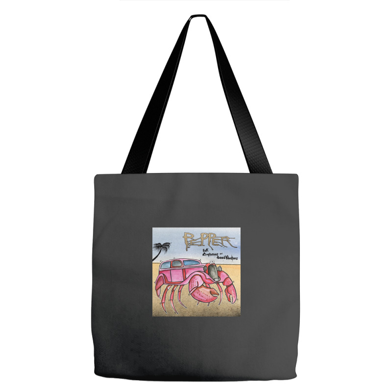 Pepper Pink Crustaceans And Good Vibrations Tote Bags | Artistshot