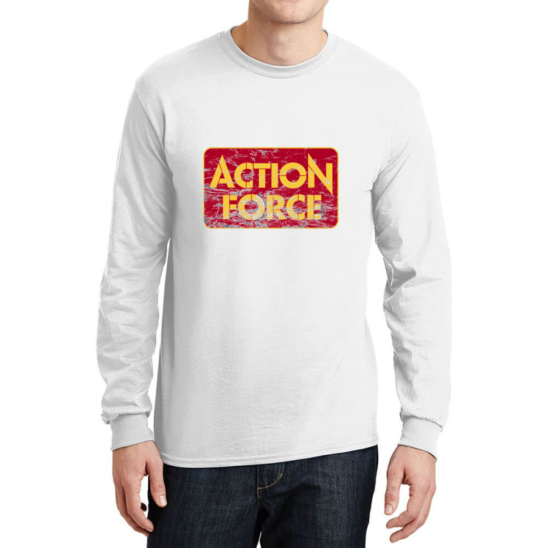 Action Force (distressed) Long Sleeve Shirts by kumkunari | Artistshot