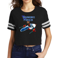 Thunder Force Iv Mega Drive Title Screen 1 Scorecard Crop Tee | Artistshot