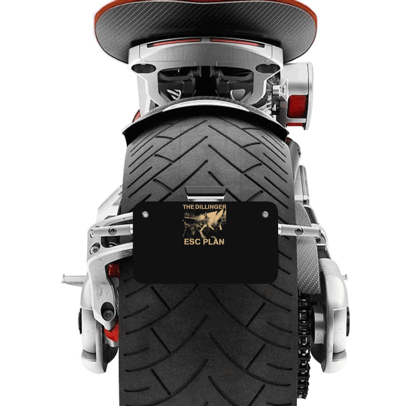 Thw Dillinger Esc Plan 1 Motorcycle License Plate | Artistshot