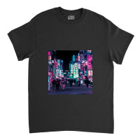 Heart Full Of Neon Cyberpunk Overload Classic T-shirt | Artistshot