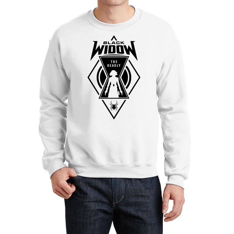 Black Widow Crewneck Sweatshirt | Artistshot