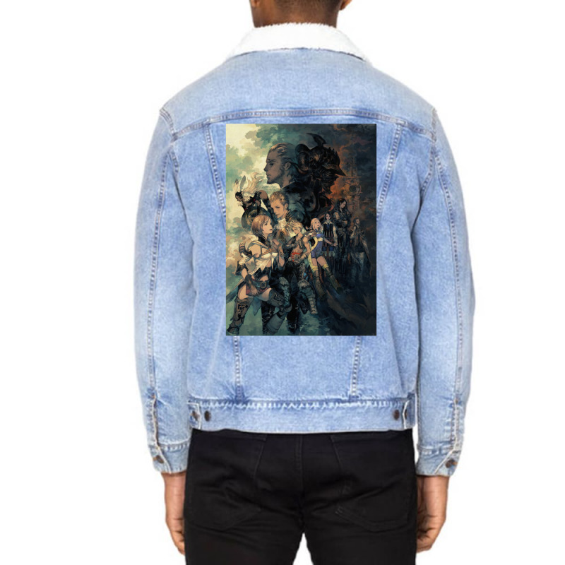 Final Fantasy Xii Concept Artwork Unisex Sherpa-lined Denim Jacket | Artistshot